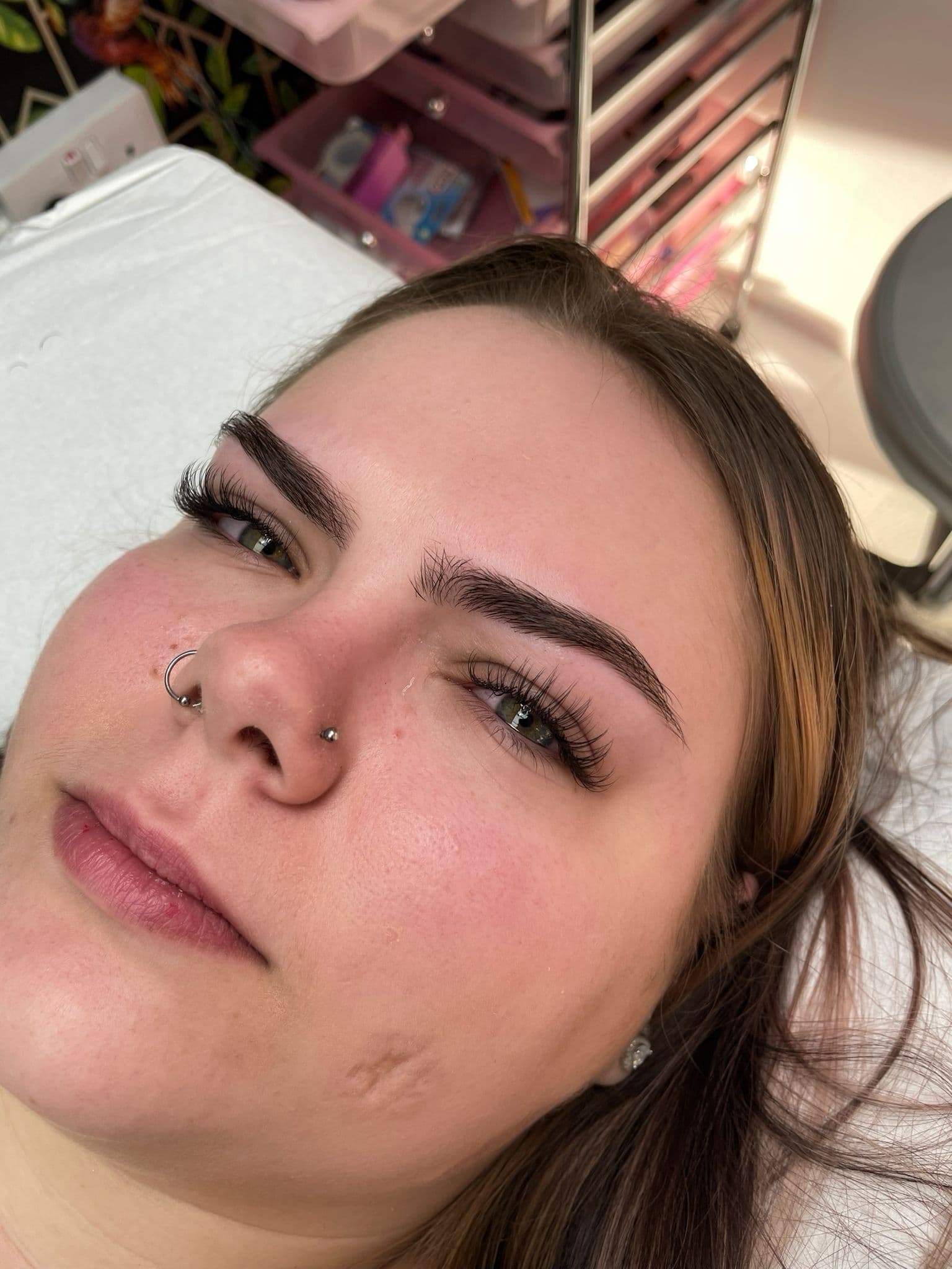 Classic lash set Newcastle by K Beauty - close-up detail