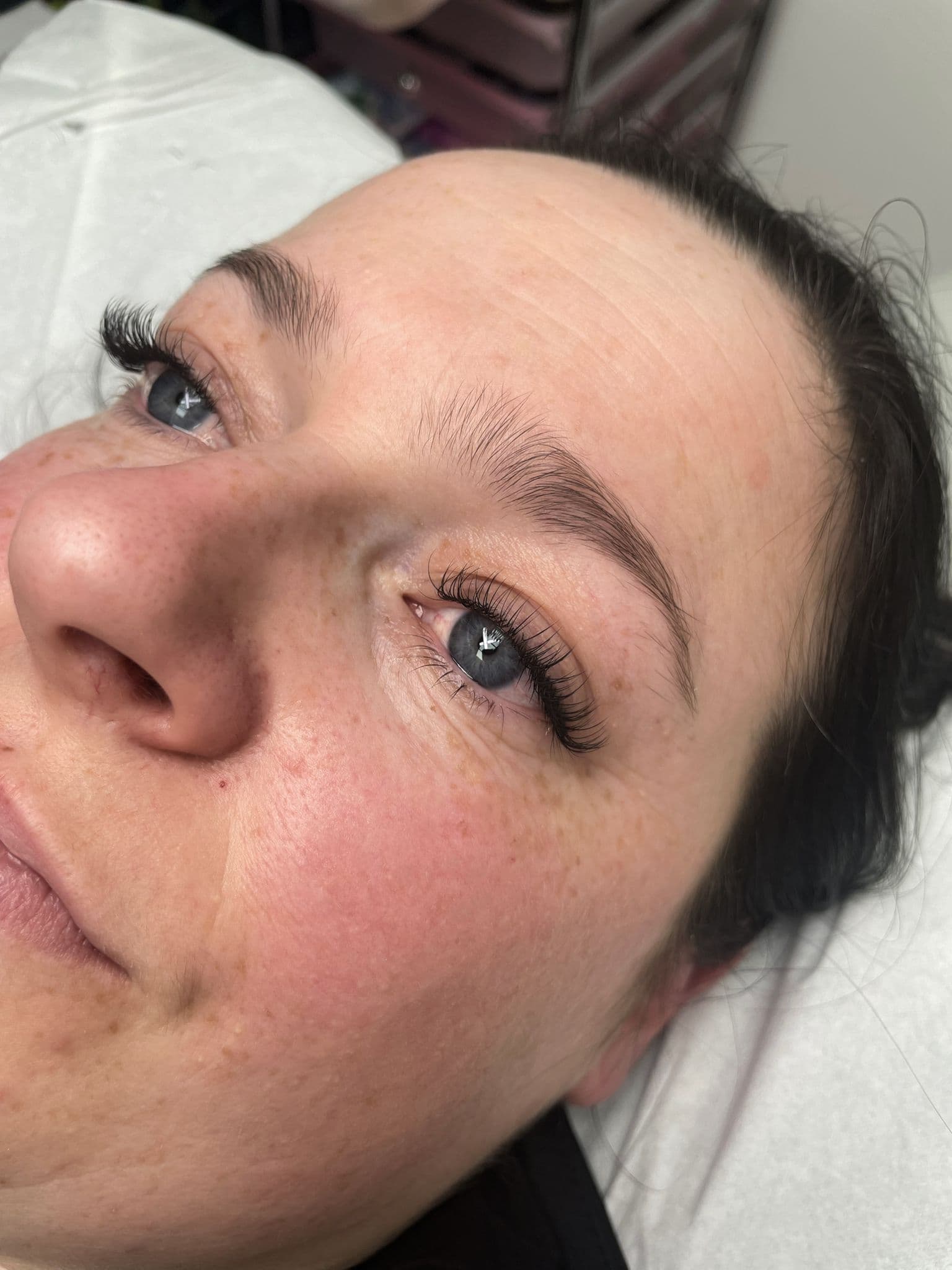 K Beauty classic lashes Wallsend - clean isolated extensions