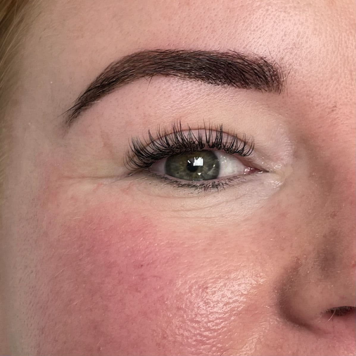 Hybrid extensions Newcastle upon Tyne - close-up lash health