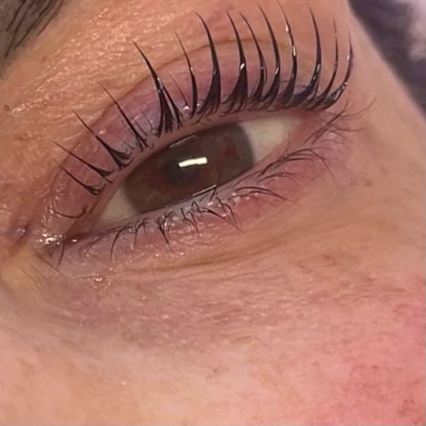 Lash lift Wallsend salon by K Beauty - eyes open hero shot