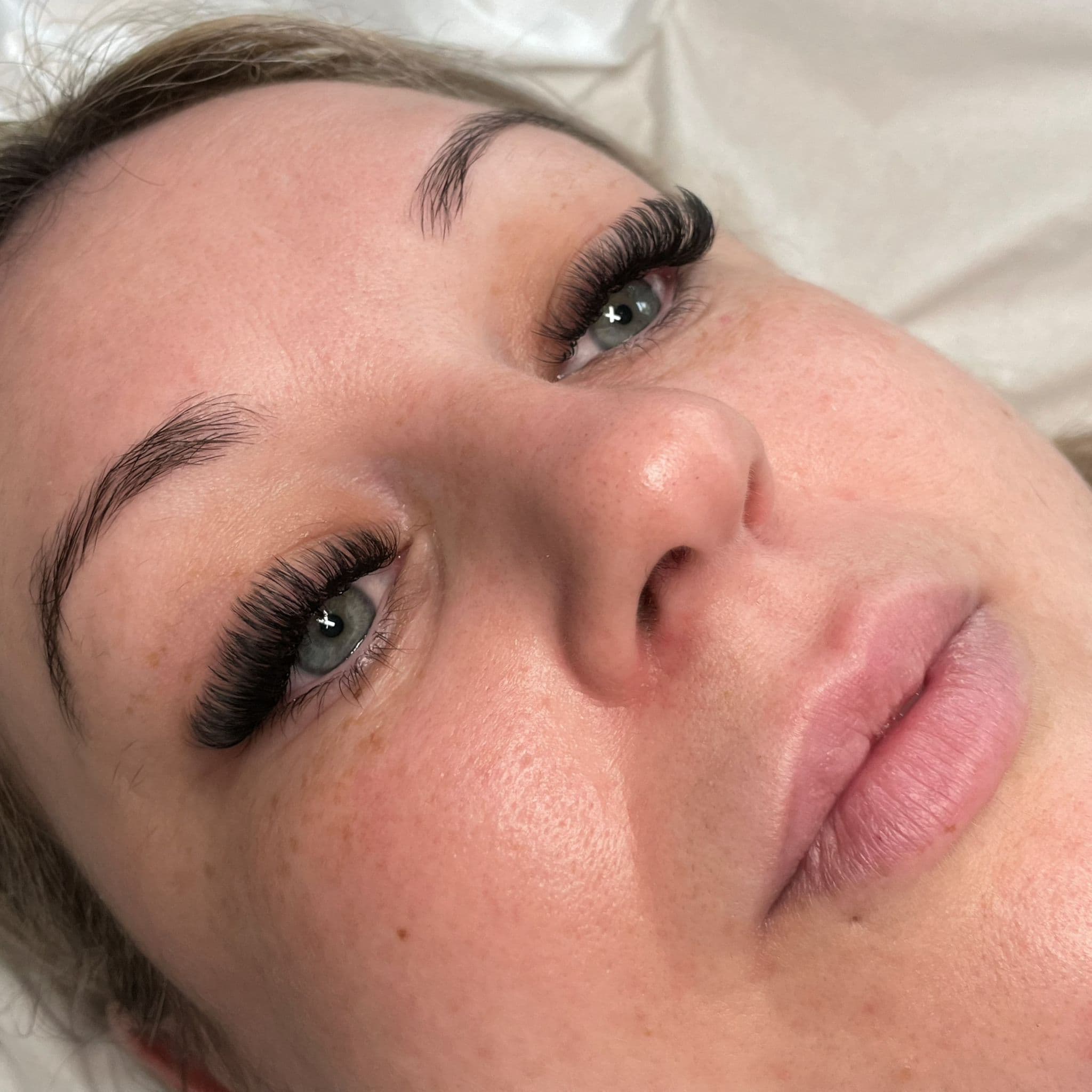 Newcastle Russian volume lash extensions - long fluttery finish
