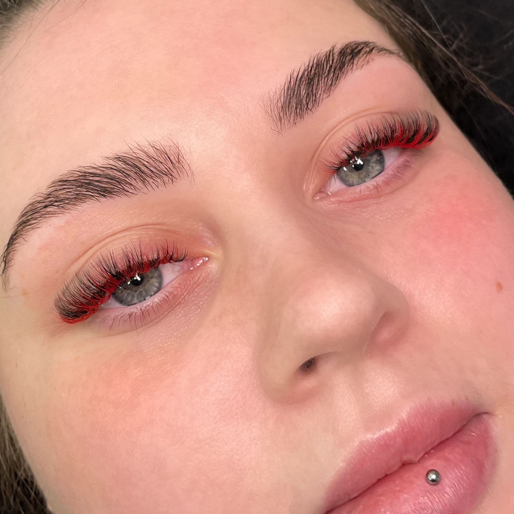 Wallsend volume lash extensions - even line of curl