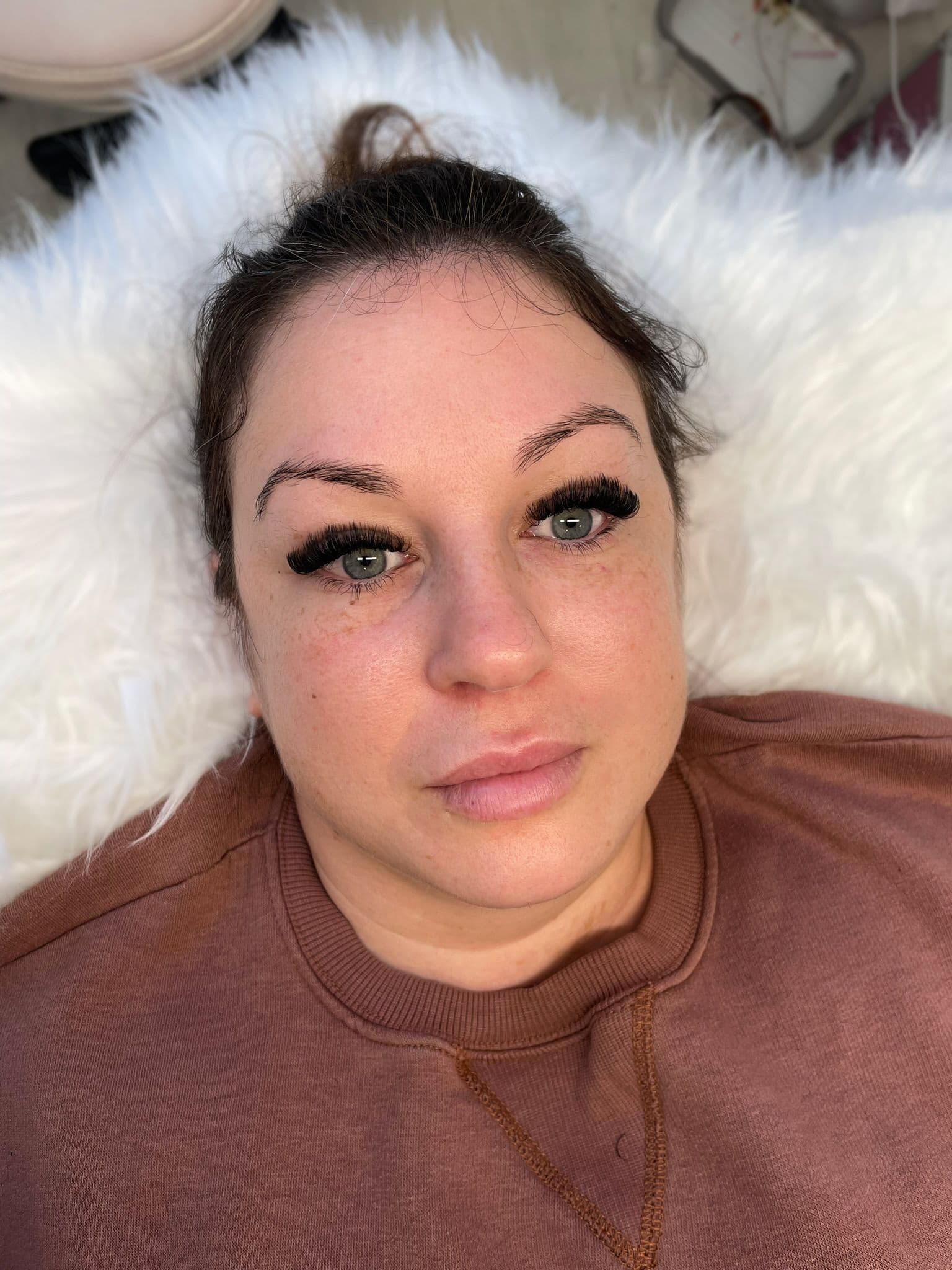 Volume lash extensions Wallsend salon - lifted outer corners