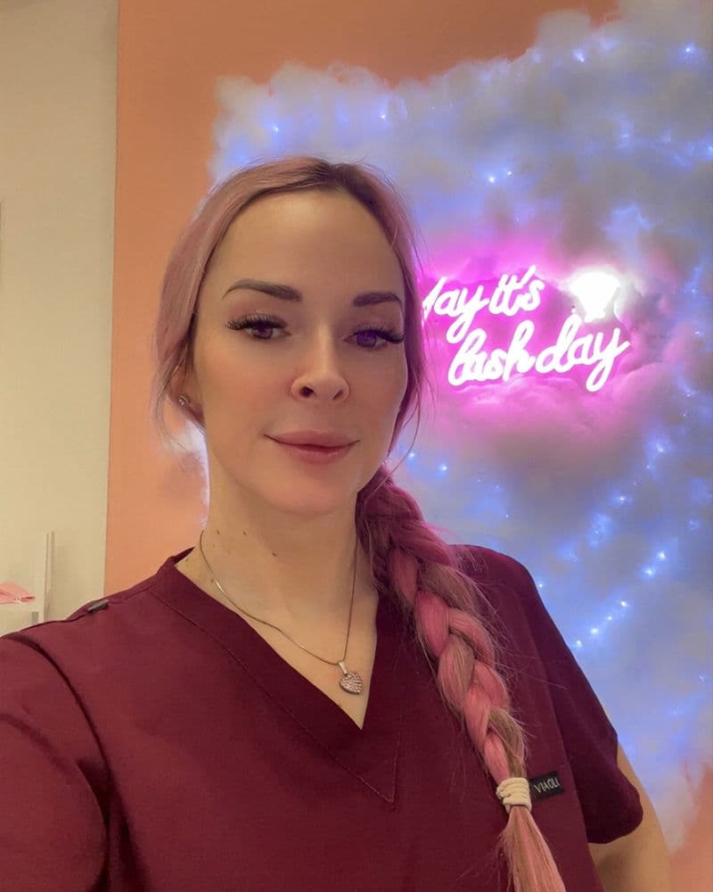 Kate, founder of K Beauty lash extensions specialist in Wallsend