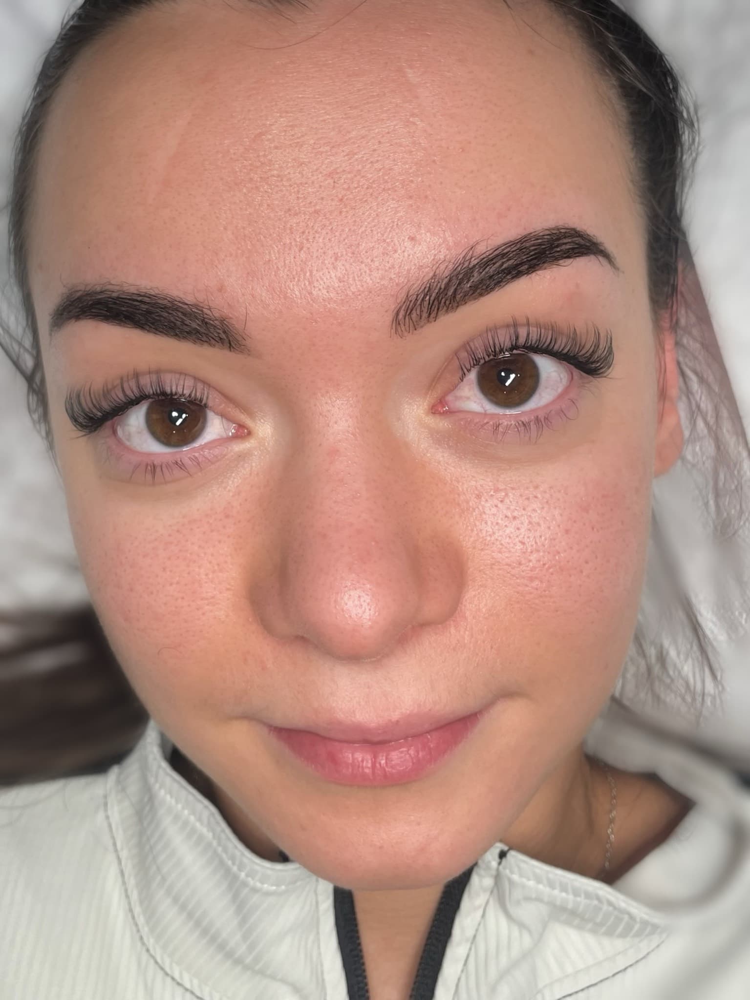 Angel lash extensions Newcastle upon Tyne - both eyes open finish